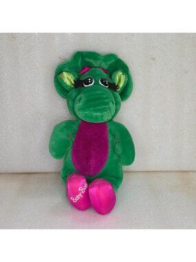 The Lyons Group Baby Bop Green Dinosaur Barney's Friend Vintage 1992 15" Plush